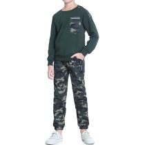 Monkey Clothing Boys Clothes Casual Camouflage 2 Piece Outfits Kids Long sleeve Sweatshirt Pants Sets Tracksuit
