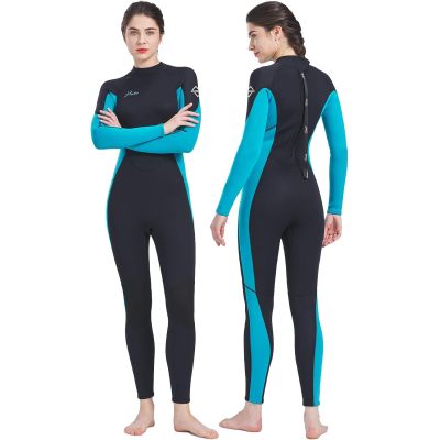Monkey Clothing Women Wetsuit 3/2mm Neoprene Wet Suit Keep Warm in Cold Water for Surfing Swimming Diving