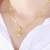 gold necklace