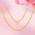 gold necklace