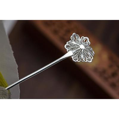 silver hairpin