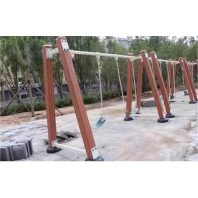 Unpowered outdoor fitness equipment Type A swing Amusement equipment Outdoor swing