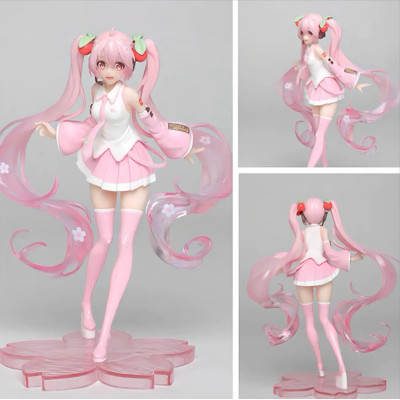 Hatsune Miku Hand Made Cherry Blossom Chuyin Scenery, Beautiful Girl Animation, anime Desktop Chassis, Ornamental Girl Gift