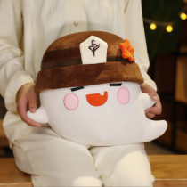 Letaoman Society Genshin Impact Hutao ghost mystery walnut ghost pillow doll plush toy doll anime cos female walnut ghost doll