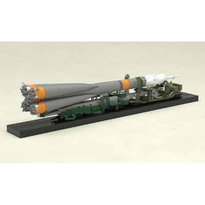 Moderoid Soyuz carrier rocket+transport train