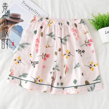 女宽松睡裤居家短裤