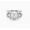 Sterling silver freshwater pearl ring