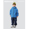 Children's windproof plush soft shell jacket waterproof for autumn and winter warmth outdoor