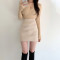 Hip wrap skirt women half body tight wrap hip skirt with high waist and slim black in autumn and winter