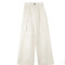 Removable overalls casual trousers women's autumn zipper straight wide-leg trousers