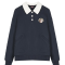 Lamb wool collar plush sweatshirt set women's autumn and winter new A-line half skirt two-piece set