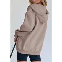Women's Cute Hoodies Teen Girl Fall Jacket Oversized Sweatshirts Casual Drawstring Zip Up Y2K Hoodie with Pocket