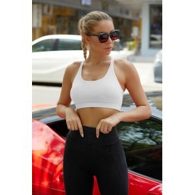 Sports Bras for Women,Padded Sports Bra Tank Top Sexy Crisscross Back High Impact Longline Workout Yoga Bra