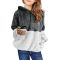 Girls Fuzzy Fleece Pullover Hoodies Sweatshirt Casual Loose Outwear Coat with Pockets 4-15 Years