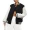 Fall Winter Quilted Varsity Jacket Women