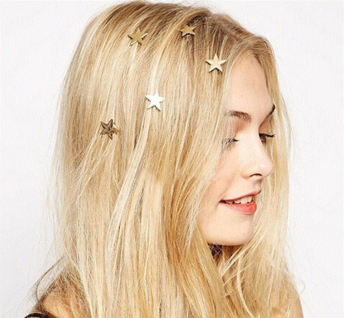 Golden Star Hairpin