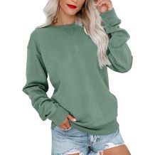 Bingerlily Womens Casual Long Sleeve Sweatshirt Bingerlily Womens Casual Long Sleeve Sweatshirt Crew Neck Cute Pullover Relaxed Fit Tops