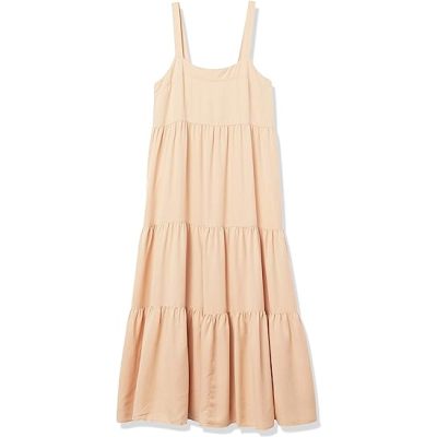The Drop Women's Britt Tiered Maxi Tent Dress