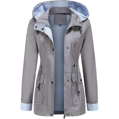 MODFUL Women's Raincoat Waterproof Jacket for Womens Rain Coats Waterproof with Hood Lightweight Jackets