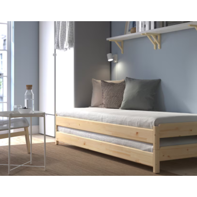Pine stacked bed can be used for multiple purposes