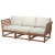 Namari 3 person outdoor sofa with armrest