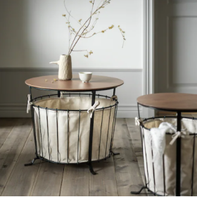 Annes storage table black/pine