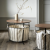 Annes storage table black/pine