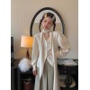 French exquisite bow white shirt women‘s long-sleeved design shirt