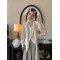 French exquisite bow white shirt women‘s long-sleeved design shirt