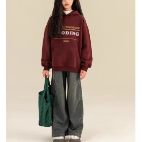 女童卫衣加绒