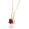 Authentic Round Cut Ruby Pendant - Wholesale Supplier of Ethical Ruby Jewelry