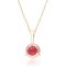 Authentic Round Cut Ruby Pendant - Wholesale Supplier of Ethical Ruby Jewelry