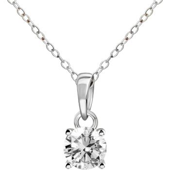 Wholesale 14K Gold Solitaire Diamond Pendant Necklace - Choose Your Carat Size & Gold Color | Tanache After Sales Warranty
