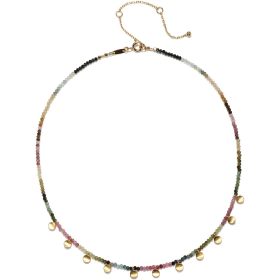 Exclusive Tourmaline Golden Moon Neckchain Necklace - Wholesale Distributor for Clocks, Jewelry, and Glasses