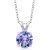 Get the Best Deal on Gem * 925 Sterling Silver Blue Tanzanite Pendant Necklace - Authorized Distributor