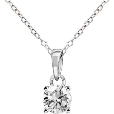 Exclusive Wholesale Distributor: 14K Solitaire Diamond Pendant Necklace in Multiple Colors by Tanache