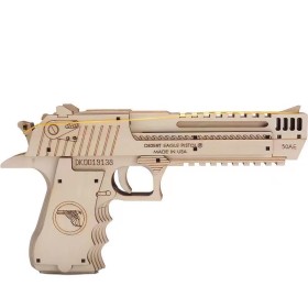 wooden gun.