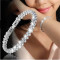 European and American Roman Zircon Crystal Bracelet Bracelet with Diamond Embedding Fashion Versatile Jewelry