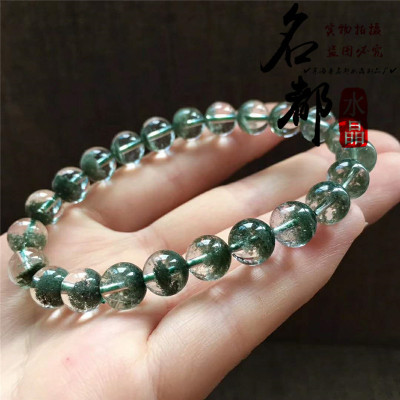 Mingdu Crystal Natural Green Ghost Bracelet Treasure Bowl Colorful Four Seasons Flower Ghost Full Sky Star Factory Direct Sales