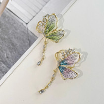 Advanced butterfly brooch 2023 new high-end exquisite brooch chest anti glare artifact clothing chest flower accessories