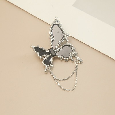 New brooch black butterfly sweater accessory with corsage female design sense niche exquisite high-end sense cool style brooch