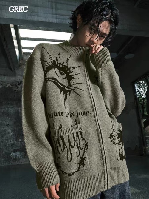 绿色毛衣