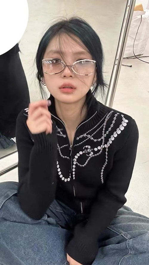 毛衣高领
