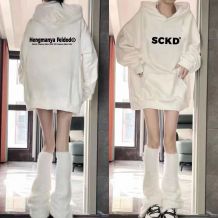 white hoodie