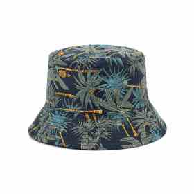 Fashionable Custom Design Bucket Cap Fisherman Adult Wide Brim Hat With Print Pattern Sun Protection