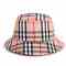 Wholesale Designer Fashion Print Cotton Black Unisex Adult Fisherman Bucket Hat