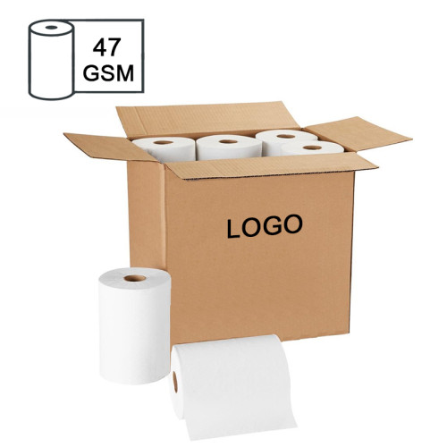 Custom 1-Ply Virgin Wood Pulp 47gsm Kitchen Hand Paper Towels Roll - OEM/ODM Wholesale Supplier