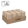Sustainable 1-Ply 38GSM Bamboo Pulp Hand Paper Towel Roll - Ideal for OEM & ODM