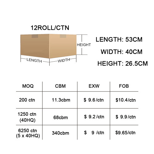 Eco-Friendly 2ply Recycled Pulp Hand Paper Towel Roll - OEM & ODM Available