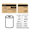 Eco-Friendly Brown 1ply Recycled Pulp Hand Paper Towels Roll - OEM & ODM Available
